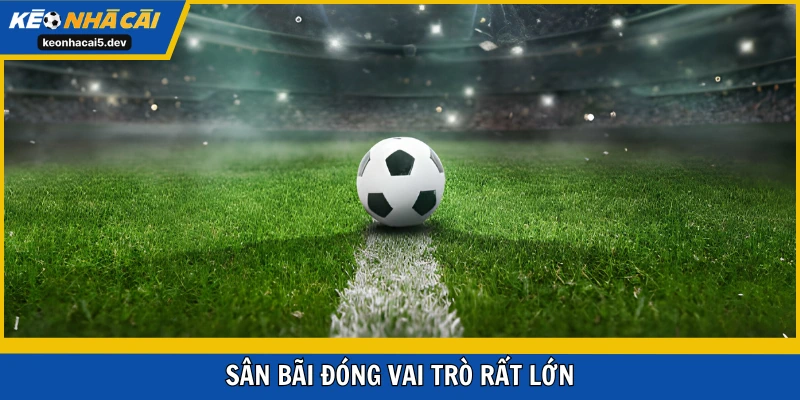 Sân bãi đóng vai trò rất lớn