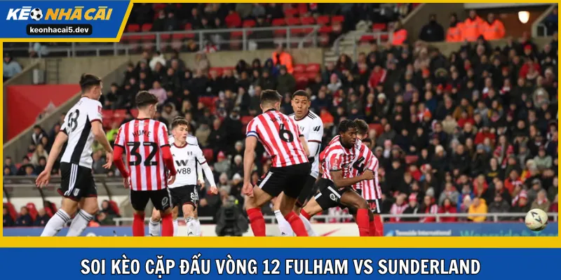 Soi kèo cặp đấu vòng 12 Fulham vs Sunderland