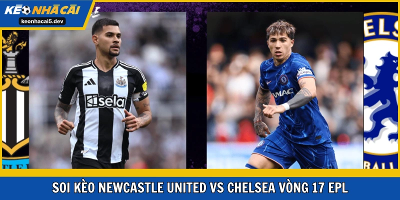 Soi kèo Newcastle United vs Chelsea vòng 17 EPL
